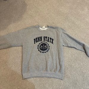 Gray Penn State crew neck sweatshirt size medium